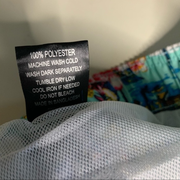 Jake Austin Men’s 6” Tropical Swim Trunks Size XXL - Picture 6 of 7